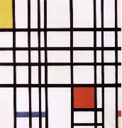 Piet Mondrian Conformation with red yellow blue oil painting